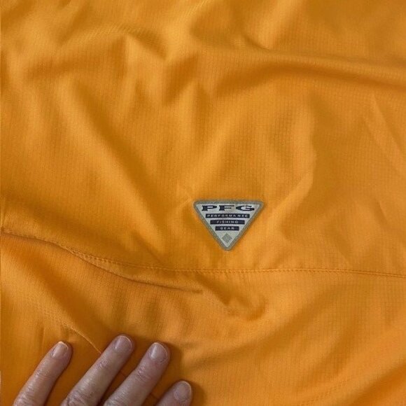 Columbia Sportswear PFG Orange Size XXL Omni-Shield short sleeve Fishing Hiking - Picture 8 of 10